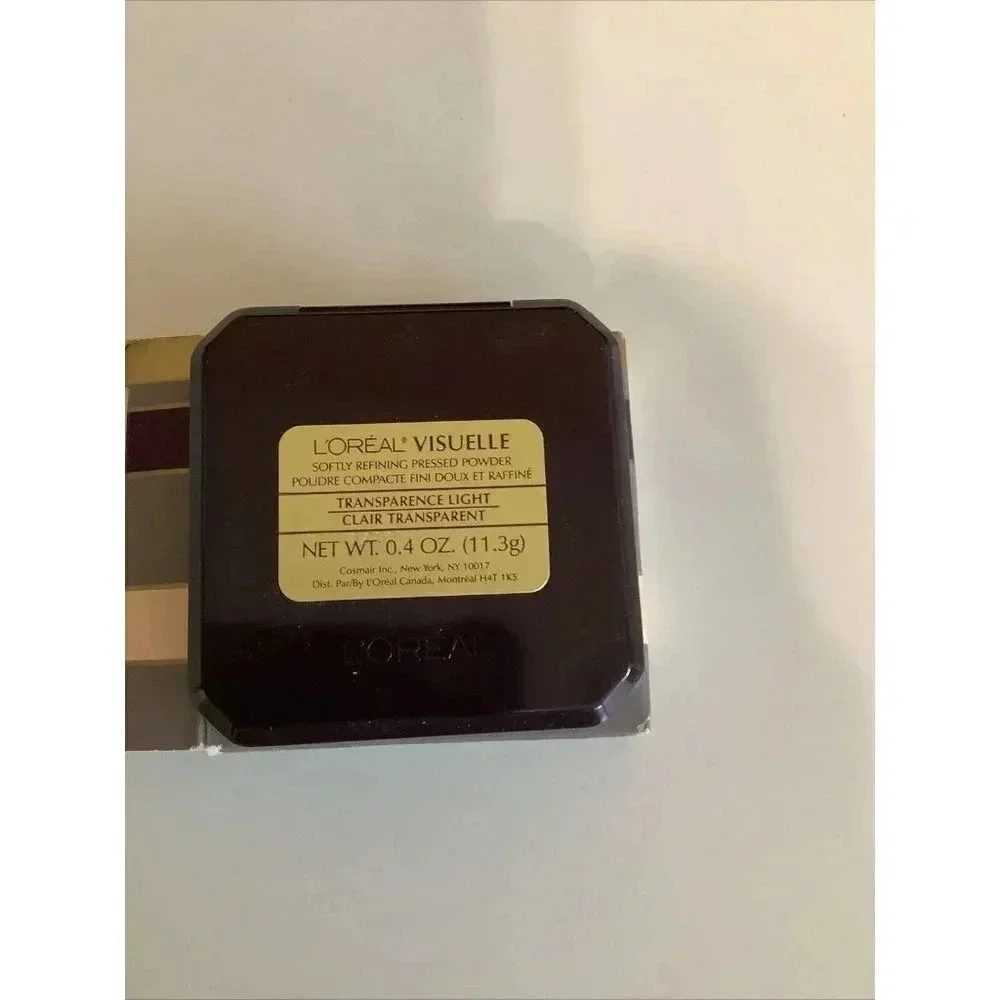 L'Oreal Visuelle Soft Refining Pressed Powder (TRANSPARENCE LIGHT) (.4 oz) NEW